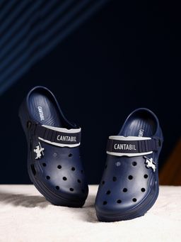 Cantabil - Navy Blue Cantabil Casual Clogs for Men