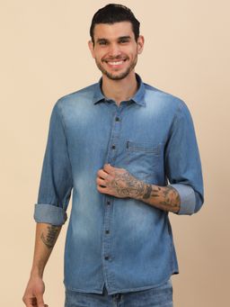 Cantabil - Breathable and Soft with Color Fastness Regular Fit Shirt