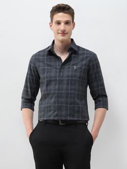 U.S. POLO ASSN. - Men's Tartan Checked Tailored Fit Shirt