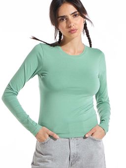Bewakoof - Women's Granite Green Slim Fit Top