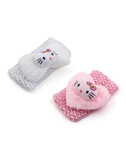 EL REGALO - Kids Girls Hairband Pink (Set of 2)