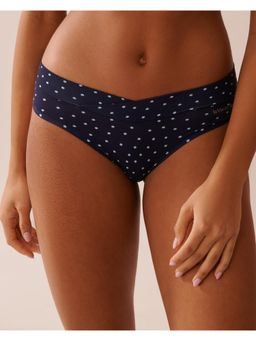 La Vie En Rose - Navy Blue Polka Dot Perfect Fit Bikini Panty