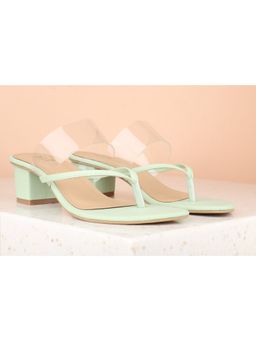 Inc.5 - Solid Green Block Heels