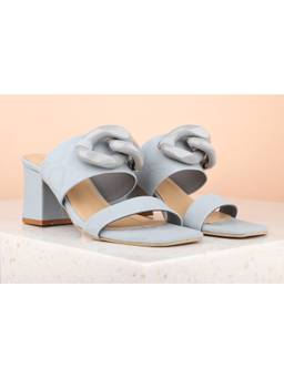 Inc.5 - Solid Grey Block Heels