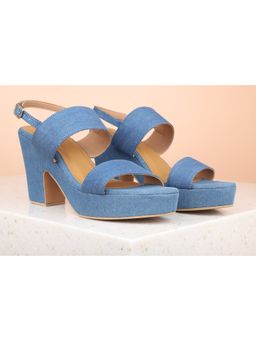 Inc.5 - Solid Blue Platform Heels