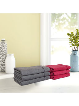 CORE Designed by SPACES - Seasons Best Qd Multicolour 380 Gsm 6 Hand Towels