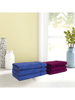 CORE Designed by SPACES - Seasons Best Qd Multicolour 380 Gsm 6 Hand Towels