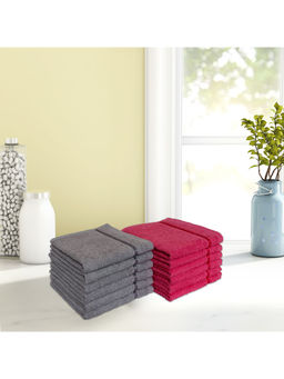 CORE Designed by SPACES - Seasons Best Qd Multicolour 380 Gsm 12 Face Towels