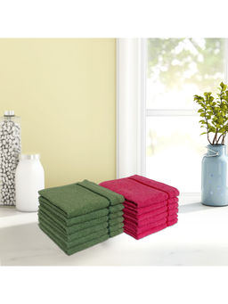 CORE Designed by SPACES - Seasons Best Qd Multi-Colour 380 Gsm 12 Face Towels