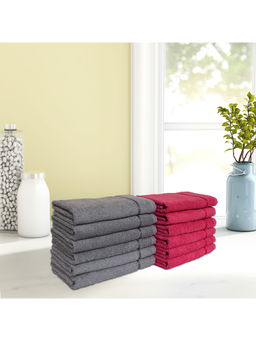 CORE Designed by SPACES - Seasons Best Qd Multicolour 380 Gsm 12 Hand Towels