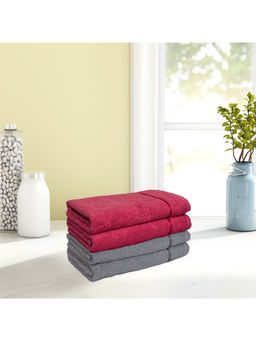 CORE Designed by SPACES - Seasons Best Qd Multicolour 380 Gsm 4 Hand Towels