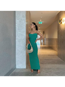 Miakee - Green Embellished/Sequined Casey Maxi Dress