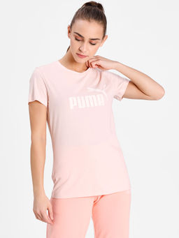Puma - Ess Logo Tee (s) Women Beige T-shirt