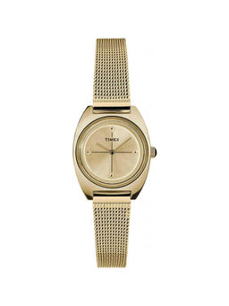 Timex - Trend 24 mm Gold Dial Women Analog Watch- TW2T37600 (S)