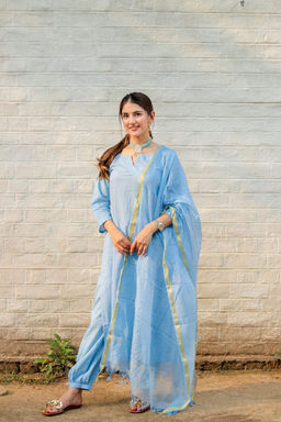 DIMPLE DESIGN STUDIO - Ocean Blue Doria Suit Set