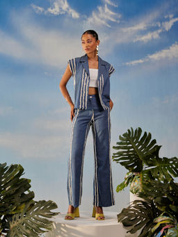 Clothes on my mind - Denim Trendsetter Jacket with Pant (Set of 2)