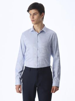 Jack & Jones - Men Slim Fit Blue Casual Shirt