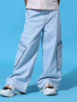 My Milestones - Baggy Light Wash Denim Jeans