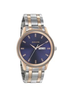 Sonata - NP7133KM02 Blue Dial Analog Watch for Men