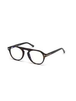 Tom Ford Eyewear - Men Brown Full Rim Eyeglass Frame - FT5533-B 49 52E (49)