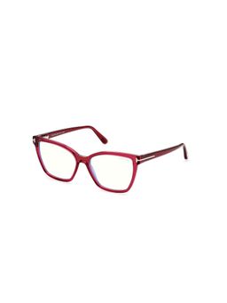 Tom Ford Eyewear - Women Magenta Full Rim Eyeglass Frame - FT5812-B 53 074 (53)
