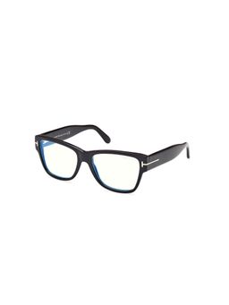 Tom Ford Eyewear - Women Black Full Rim Eyeglass Frame - FT5878-B 55 001 (55)