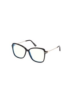 Tom Ford Eyewear - Women Black Full Rim Eyeglass Frame - FT5953-B 55 001 (55)