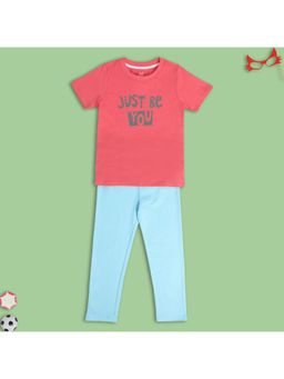 MINI KLUB - Boys T-shirt & Pant Orange/Green