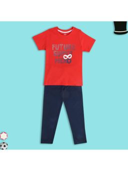 MINI KLUB - Boys T-shirt & Pant Red/Blue