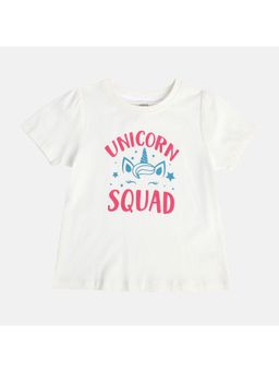 MINI KLUB - Girls Knit T-shirt -White