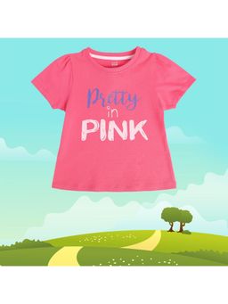 MINI KLUB - Girls Knit T-shirt -Pink