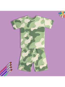 MINI KLUB - Boys T-shirt with Shorts -Green