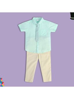 MINI KLUB - Boys Co-ord Multi-Color Green (Set of 3)