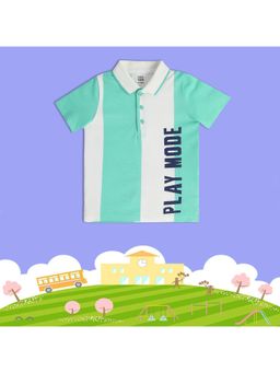 MINI KLUB - Boys Round Neck Polo T-shirt White
