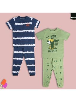 MINI KLUB - Boys Shirt and Pyjama -Multi-Color (Set of 2)