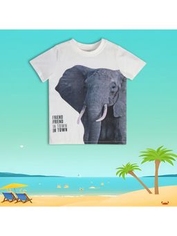 MINI KLUB - Boys T-Shirt -Marshmallow White