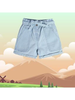 MINI KLUB - Girls Shorts with Belt -Blue