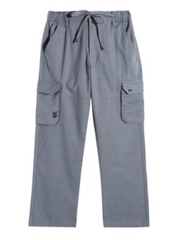 CAVIO - Boys Casual Cargo Pants with Multiple Pockets Blue