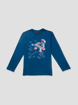 Gini & Jony - Boys Navy Blue T-shirts