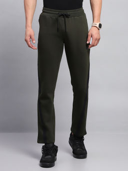 Rock.it - Men Green Solid Trackpant