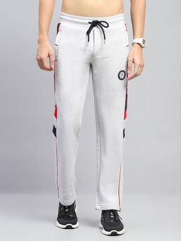 Monte Carlo - Men Grey Solid Trackpant