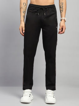 Monte Carlo - Men Black Solid Trackpant