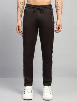 Monte Carlo - Men Brown Solid Trackpant
