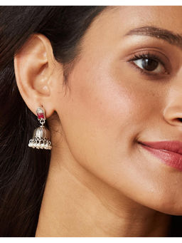 Fabindia - Pink Jhumka Earrings