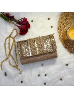 Visual Echoes - Sunheri - Festive Edit Clutch Cum Sling