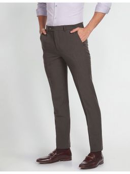 Arrow Newyork - Micro Check Polyester Formal Trousers