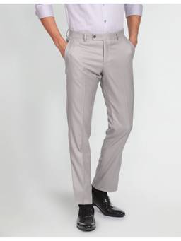 Arrow - Mid Rise Hudson Tailored Fit Formal Trousers