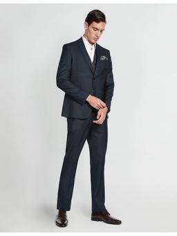 Arrow - Men Teal Hudson Tailored Fit Three Piece Suit (Set of 3)