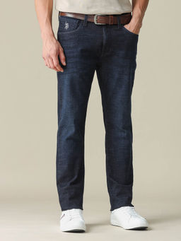 U.S. Polo Assn. Denim Co. - Men Blue Brandon Slim Fit Mid Rise Jeans