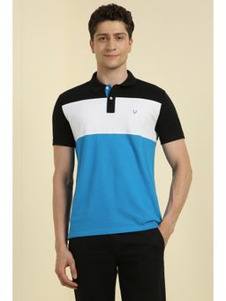 Allen Solly - Men Multi-Color Colorblock Polo T-shirt